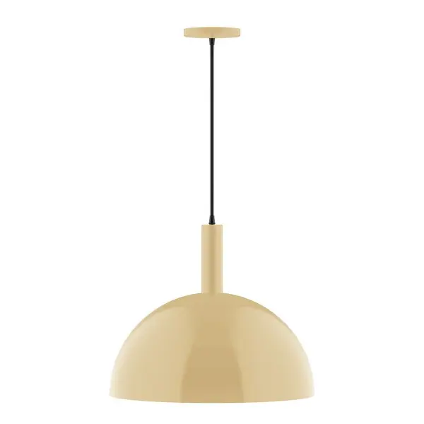 Geometric and colorful, the Ray series is simply configured for interior use. Ray is offered in multiple shapes, sizes and colors, choices to suit most any application. Collection: Ray Finish: Ivory Glass: 18 inch Ray Width: 18.00" Height: 87.00" Length: 18.00" Weight: 8.00 lb Wire: 6' Black SJT Canopy: 5" diameter Number of Bulbs: 1 Maximum Wattage: 15.00 W Bulb Type: LED Light Source: LED Light Output: 1200.00 lm Color Temperature: 3000 K CRI: 90 Dimmable Rated Average Life: 50,000 Voltage: 120.00 V Country of Origin: US Safety Listing: UL/cUL Safety Rating: Dry LED Manufacturer Warranty: 1-year limited warranty on the fixture.