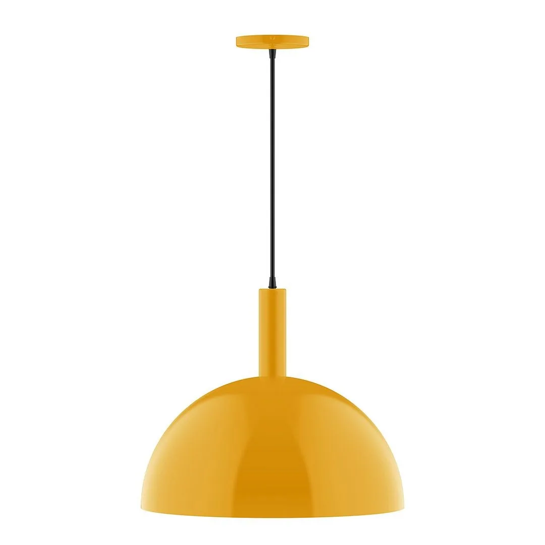 Ray LED Pendant in Bright Yellow
