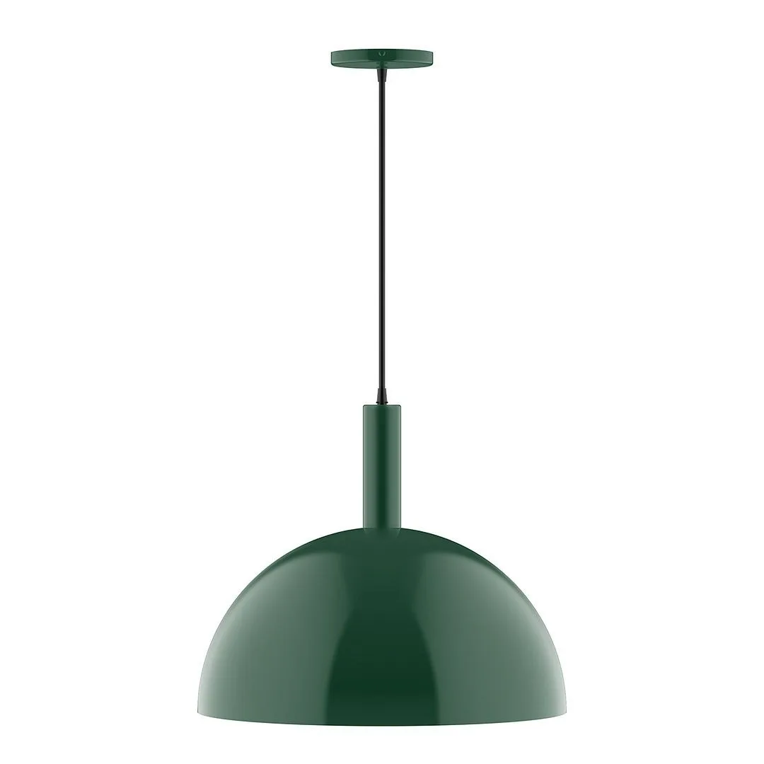 Ray LED Pendant in Forest Green