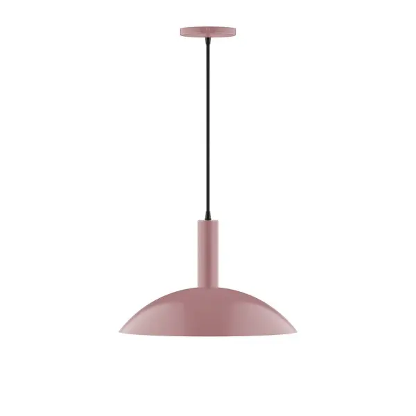 Geometric and colorful, the Glow series is simply configured for interior use. Glow is offered in multiple shapes, sizes and colors, choices to suit most any application. Collection: Glow Finish: Mauve Glass: 16 inch Glow Width: 16.00" Height: 82.00" Length: 16.00" Weight: 8.00 lb Wire: 6' White SJT Cord Canopy: 5" diameter Number of Bulbs: 2 Maximum Wattage: 15.00 W Bulb Type: LED Light Source: LED Light Output: 1200.00 lm Color Temperature: 2700 K CRI: 90 Dimmable Rated Average Life: 50,000 Voltage: 120.00 V Country of Origin: US Safety Listing: UL/cUL Safety Rating: Dry LED Manufacturer Warranty: 1-year limited warranty on the fixture.