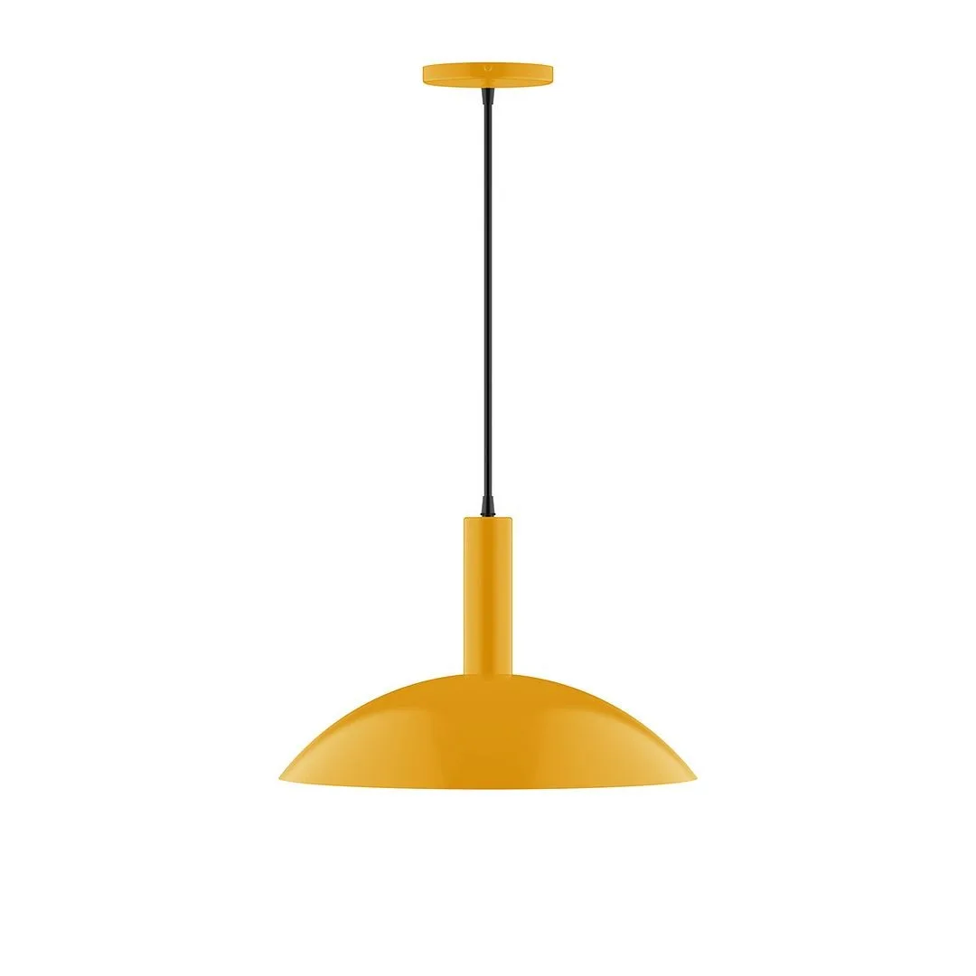 Glow LED Pendant in Bright Yellow