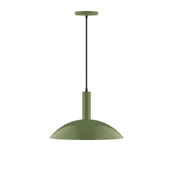 Geometric and colorful, the Glow series is simply configured for interior use. Glow is offered in multiple shapes, sizes and colors, choices to suit most any application. Collection: Glow Finish: Fern Green Glass: 16 inch Glow Width: 16.00" Height: 82.00" Length: 16.00" Weight: 8.00 lb Wire: 6' White Fabric Cord Canopy: 5" diameter Number of Bulbs: 2 Maximum Wattage: 15.00 W Bulb Type: LED Light Source: LED Light Output: 1200.00 lm Color Temperature: 2700 K CRI: 90 Dimmable Rated Average Life: 50,000 Voltage: 120.00 V Country of Origin: US Safety Listing: UL/cUL Safety Rating: Dry LED Manufacturer Warranty: 1-year limited warranty on the fixture.