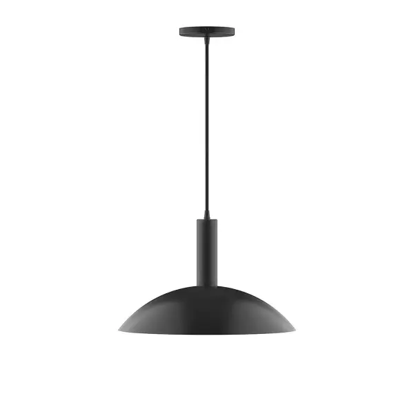 Geometric and colorful, the Glow series is simply configured for interior use. Glow is offered in multiple shapes, sizes and colors, choices to suit most any application. Collection: Glow Finish: Black Glass: 16 inch Glow Width: 16.00" Height: 82.00" Length: 16.00" Weight: 8.00 lb Wire: 6' Navy Mini Tweed Fabric Cord Canopy: 5" diameter Number of Bulbs: 2 Maximum Wattage: 15.00 W Bulb Type: LED Light Source: LED Light Output: 1200.00 lm Color Temperature: 2700 K CRI: 90 Dimmable Rated Average Life: 50,000 Voltage: 120.00 V Country of Origin: US Safety Listing: UL/cUL Safety Rating: Dry LED Manufacturer Warranty: 1-year limited warranty on the fixture.