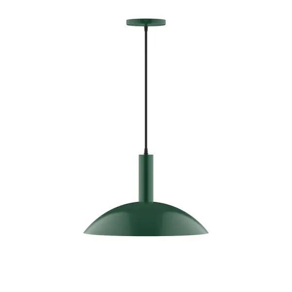 Geometric and colorful, the Glow series is simply configured for interior use. Glow is offered in multiple shapes, sizes and colors, choices to suit most any application. Collection: Glow Finish: Forest Green Glass: 16 inch Glow Width: 16.00" Height: 82.00" Length: 16.00" Weight: 8.00 lb Wire: 6' Gray Fabric Cord Canopy: 5" diameter Number of Bulbs: 2 Maximum Wattage: 15.00 W Bulb Type: LED Light Source: LED Light Output: 1200.00 lm Color Temperature: 2700 K CRI: 90 Dimmable Rated Average Life: 50,000 Voltage: 120.00 V Country of Origin: US Safety Listing: UL/cUL Safety Rating: Dry LED Manufacturer Warranty: 1-year limited warranty on the fixture.