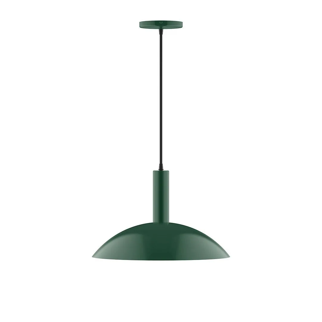 Glow LED Pendant in Forest Green