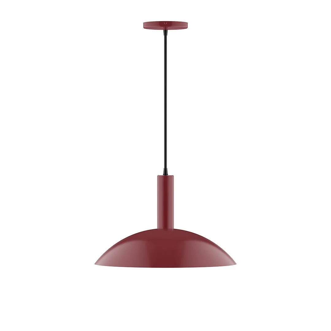 Glow LED Pendant in Barn Red