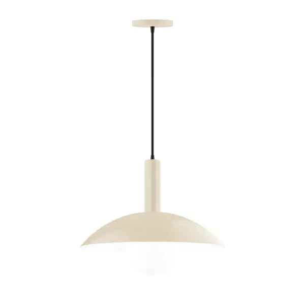 Geometric and colorful, the Glow series is simply configured for interior use. Glow is offered in multiple shapes, sizes and colors, choices to suit most any application. Collection: Glow Finish: Cream Glass: 6 inch White Opal Glass Globe Notes: Option (1) A19 LED Width: 16.00" Height: 82.00" Length: 16.00" Weight: 10.00 lb Wire: 6' Navy Mini Tweed Fabric Cord Canopy: 5" diameter Number of Bulbs: 1 Maximum Wattage: 100.00 W Bulb Type: A19 Bulb Base: E26 Medium Light Source: Incandescent or LED equivalent Dimmable Voltage: 120.00 V Material: Aluminum Country of Origin: US Safety Listing: UL/cUL Safety Rating: Dry LED Manufacturer Warranty: 1-year limited warranty on the fixture.