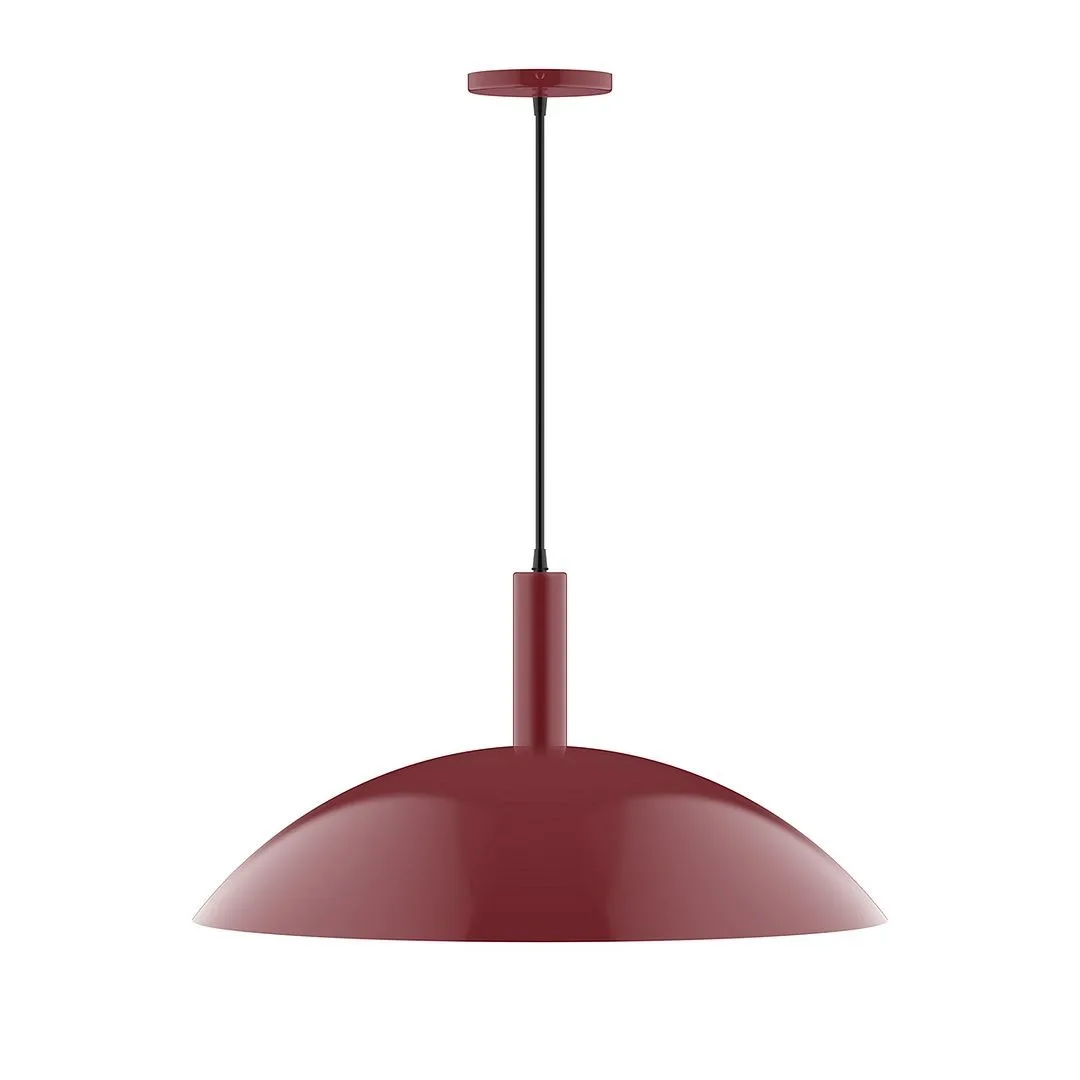 Glow LED Pendant in Barn Red