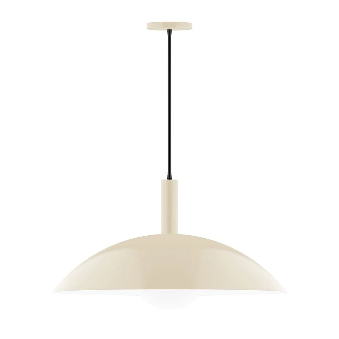 Glow One Light Pendant in Cream