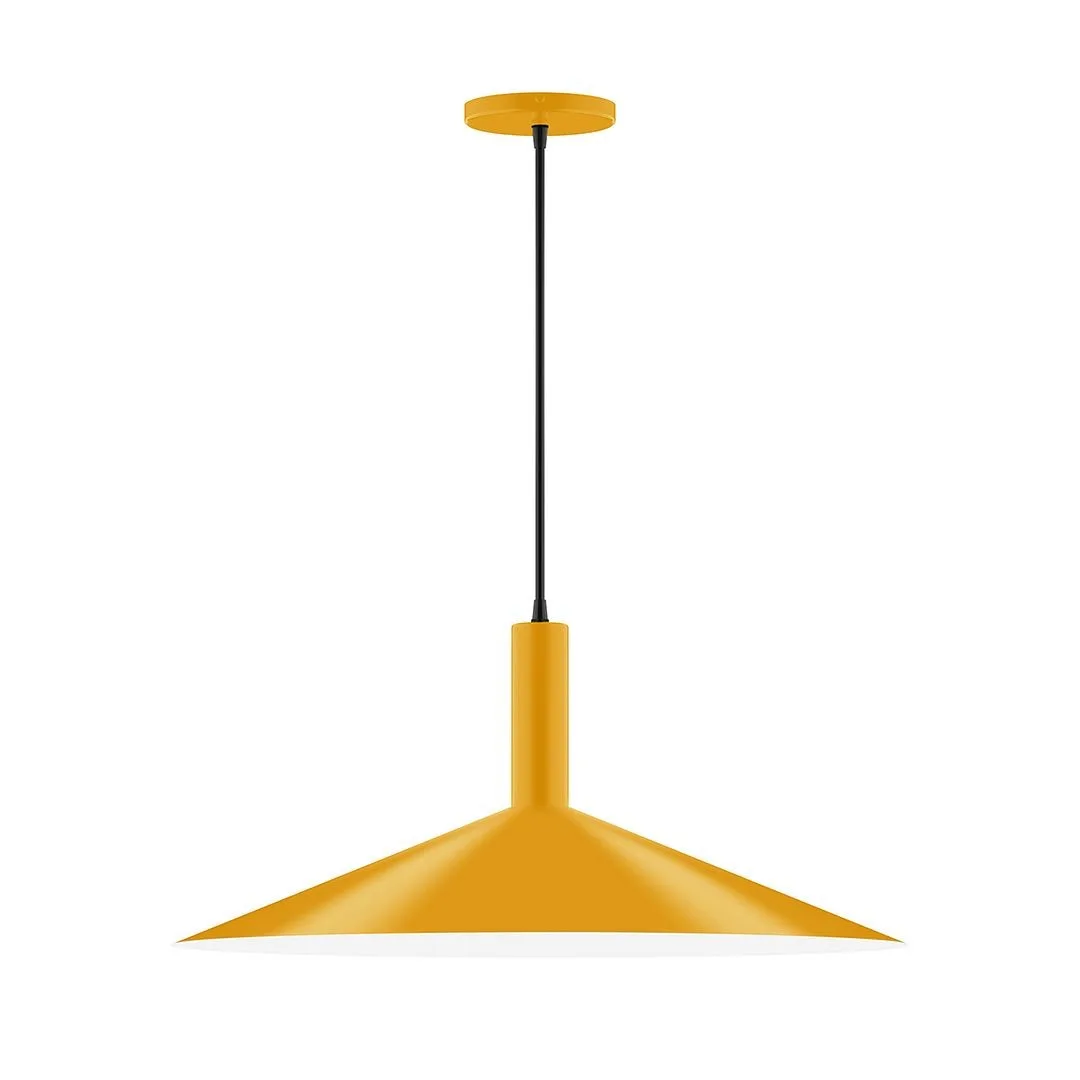 Zing LED Pendant in Bright Yellow