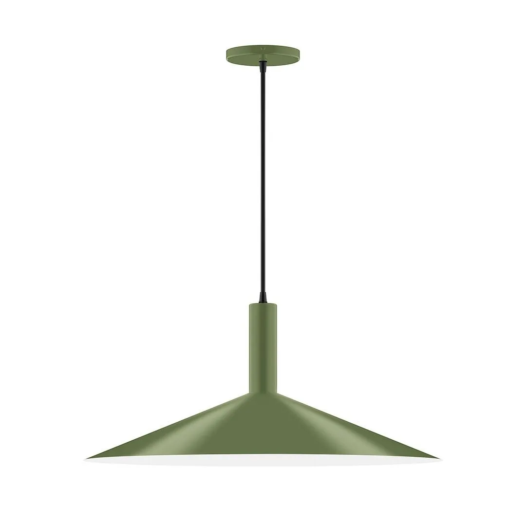 Zing LED Pendant in Fern Green