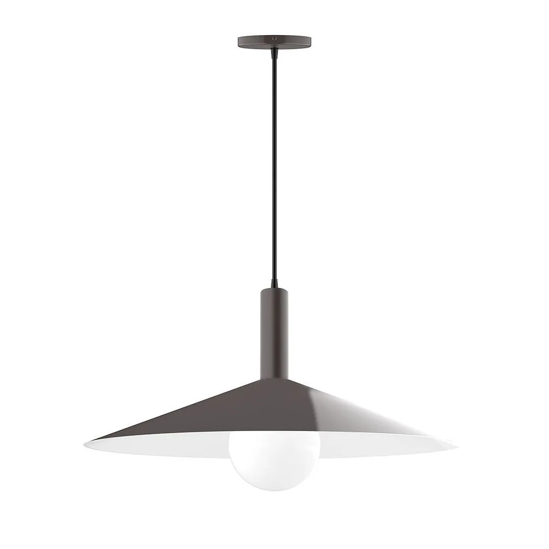 Zing One Light Pendant in Architectural Bronze