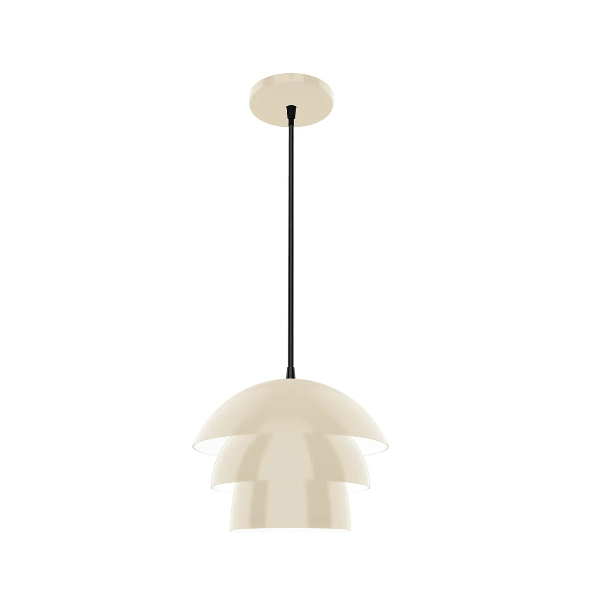 Rosie One Light Pendant in Cream