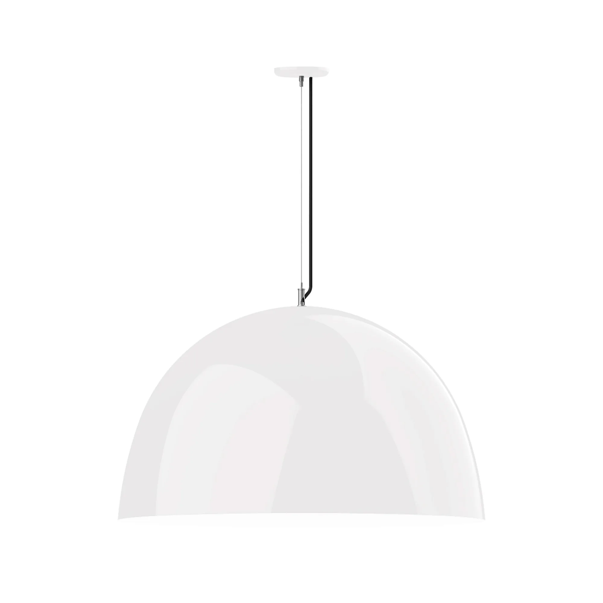 XL Choices LED Pendant in White w/White Interior