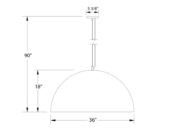 As big as your vision, our XL Choices are designed to add maximum visual impact and light output to your space. Big hanging pendants range in size from 22 inches to 42 inches and will fill a large space in great style. Cord hung pendants are a fun and useful addition to your décor, they will add color, and design flair to any application. - alternate view