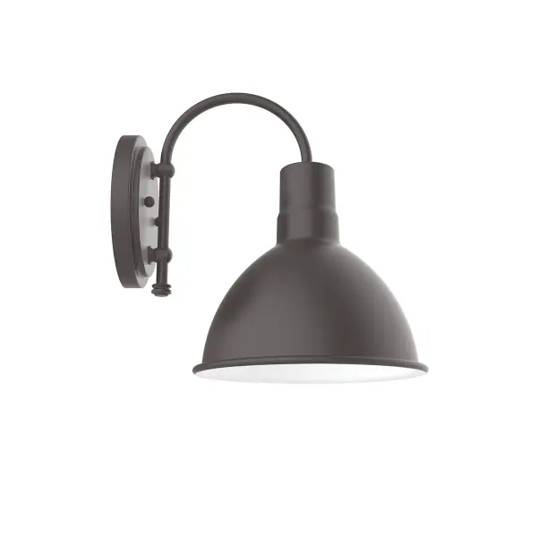 Our wall sconces are our smallest outdoor fixtures, but they add just the right amount of light to your entryway. Hang alone or in pairs on either side of a front door or garage, even inside next to a bed. Available in multiple shade styles to suit your décor; be it modern farmhouse, coastal cottage, or industrial loft.