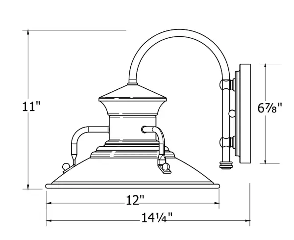 Our wall sconces are our smallest outdoor fixtures, but they add just the right amount of light to your entryway. Hang alone or in pairs on either side of a front door or garage, even inside next to a bed. Available in multiple shade styles to suit your décor; be it modern farmhouse, coastal cottage, or industrial loft. - alternate view