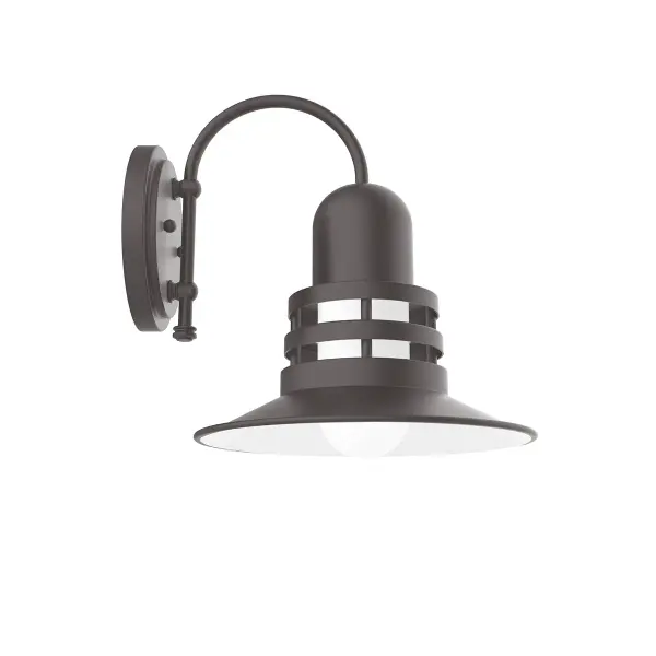 Our wall sconces are our smallest outdoor fixtures, but they add just the right amount of light to your entryway. Hang alone or in pairs on either side of a front door or garage, even inside next to a bed. Available in multiple shade styles to suit your décor; be it modern farmhouse, coastal cottage, or industrial loft.
