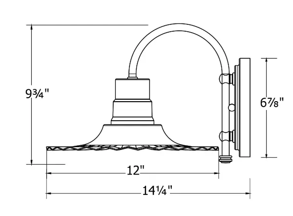 Our wall sconces are our smallest outdoor fixtures, but they add just the right amount of light to your entryway. Hang alone or in pairs on either side of a front door or garage, even inside next to a bed. Available in multiple shade styles to suit your décor; be it modern farmhouse, coastal cottage, or industrial loft. - alternate view