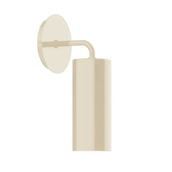 The Jordan Wall Sconce collection reflects a more modern RLM style. Clean lines and basic geometric shapes define this series of wall lights. Suitable for both indoor and outdoor applications. Hang alone or in pairs on either side of a front door or garage, next to a bed, or in the bathroom. Available in multiple shade styles to suit your décor, be it modern farmhouse, coastal cottage, or industrial loft. Collection: Jordan Finish: Cream Notes: Option (1) A19 LED and 1-Integrated 8W Width: 3.50" Height: 11.25" Length: 6.25" Weight: 4.00 lb Extension from Wall: 6.25" Canopy: 5" diameter Number of Bulbs: 1 Maximum Wattage: 100.00 W Bulb Type: A19 Bulb Base: E26 Medium Light Source: Incandescent or LED equivalent Dimmable Voltage: 120.00 V Country of Origin: US Safety Listing: UL/cUL Safety Rating: Dry Dark Sky LED Manufacturer Warranty: 1-year limited warranty on the fixture.