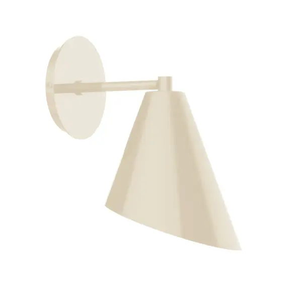 The Jasmine Wall Sconce collection reflects a more modern RLM style. Clean lines and basic geometric shapes define this series of wall lights. Suitable for both indoor and outdoor applications. Hang alone or in pairs on either side of a front door or garage, next to a bed, or in the bathroom. Available in multiple shade styles to suit your décor, be it modern farmhouse, coastal cottage, or industrial loft. Collection: Jasmine Finish: Cream Notes: Option (1) A19 LED and 1-Integrated 8W Width: 7.00" Height: 11.00" Length: 9.75" Weight: 6.00 lb Extension from Wall: 9.75" Canopy: 5" diameter Number of Bulbs: 1 Maximum Wattage: 100.00 W Bulb Type: A19 Bulb Base: E26 Medium Light Source: Incandescent or LED equivalent Dimmable Voltage: 120.00 V Country of Origin: US Safety Listing: UL/cUL Safety Rating: Dry Dark Sky LED Manufacturer Warranty: 1-year limited warranty on the fixture.