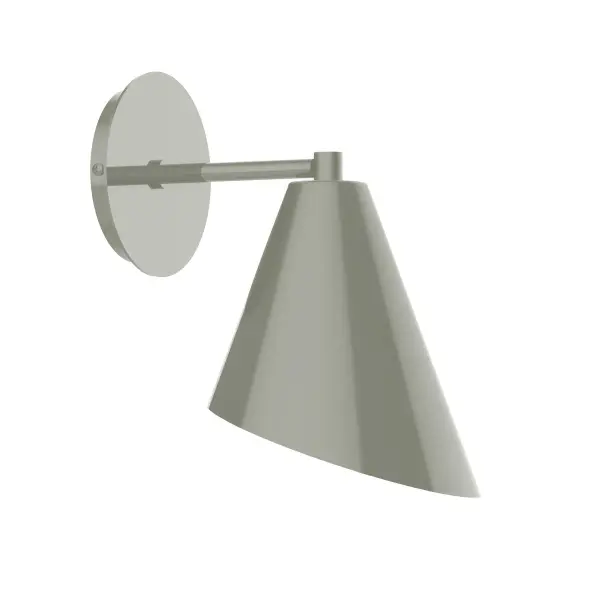 The Jasmine Wall Sconce collection reflects a more modern RLM style. Clean lines and basic geometric shapes define this series of wall lights. Suitable for both indoor and outdoor applications. Hang alone or in pairs on either side of a front door or garage, next to a bed, or in the bathroom. Available in multiple shade styles to suit your décor; be it modern farmhouse, coastal cottage, or industrial loft.