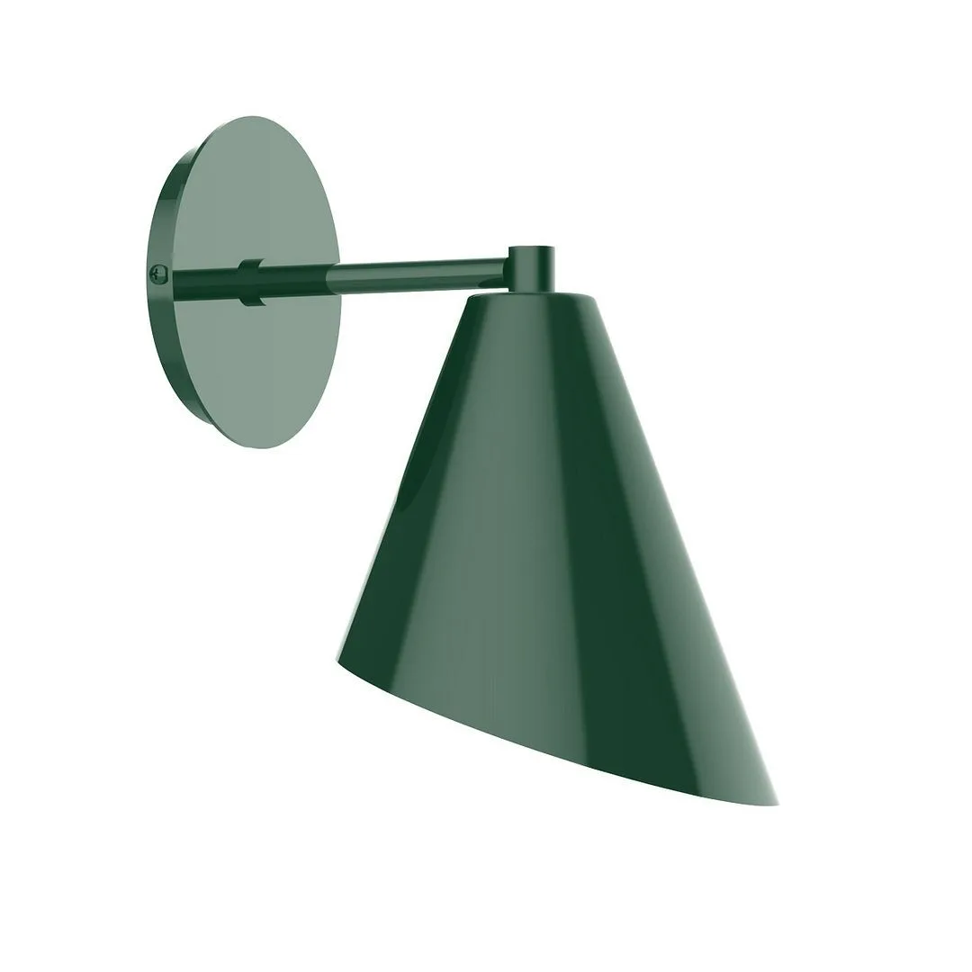 Jasmine LED Wall Sconce in Forest Green