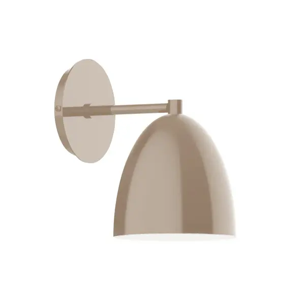 The Jill Wall Sconce collection reflects a more modern RLM style. Clean lines and basic geometric shapes define this series of wall lights. Suitable for both indoor and outdoor applications. Hang alone or in pairs on either side of a front door or garage, next to a bed, or in the bathroom. Available in multiple shade styles to suit your décor; be it modern farmhouse, coastal cottage, or industrial loft.