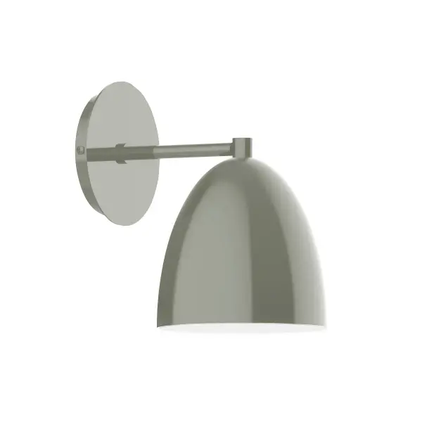 The Jill Wall Sconce collection reflects a more modern RLM style. Clean lines and basic geometric shapes define this series of wall lights. Suitable for both indoor and outdoor applications. Hang alone or in pairs on either side of a front door or garage, next to a bed, or in the bathroom. Available in multiple shade styles to suit your décor; be it modern farmhouse, coastal cottage, or industrial loft.