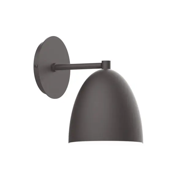 The Jill Wall Sconce collection reflects a more modern RLM style. Clean lines and basic geometric shapes define this series of wall lights. Suitable for both indoor and outdoor applications. Hang alone or in pairs on either side of a front door or garage, next to a bed, or in the bathroom. Available in multiple shade styles to suit your décor; be it modern farmhouse, coastal cottage, or industrial loft.
