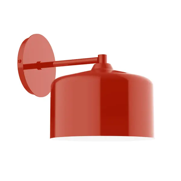 The Julia Wall Sconce collection reflects a more modern RLM style. Clean lines and basic geometric shapes define this series of wall lights. Suitable for both indoor and outdoor applications. Hang alone or in pairs on either side of a front door or garage, next to a bed, or in the bathroom. Available in multiple shade styles to suit your décor; be it modern farmhouse, coastal cottage, or industrial loft.