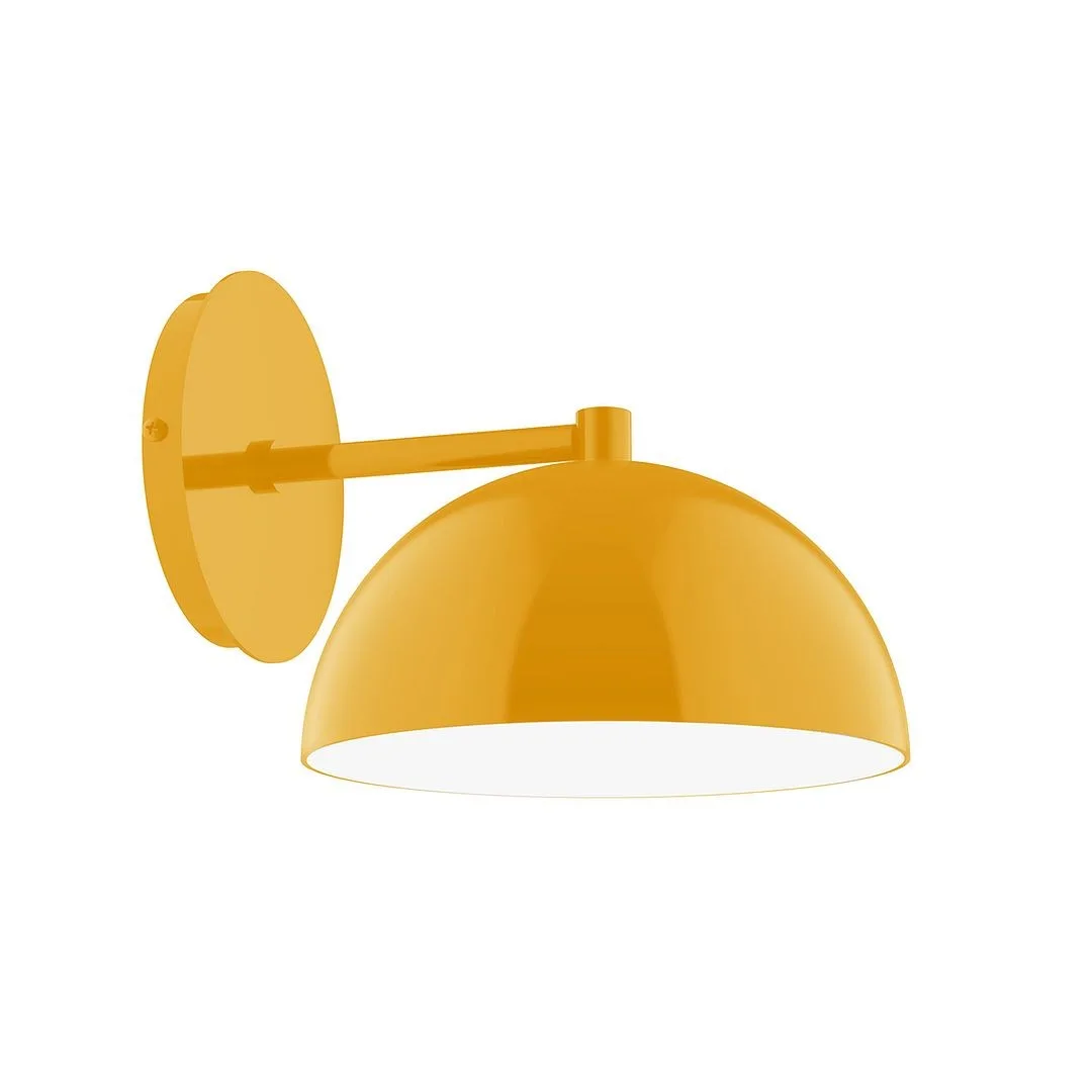 Arcade LED Wall Sconce in Bright Yellow