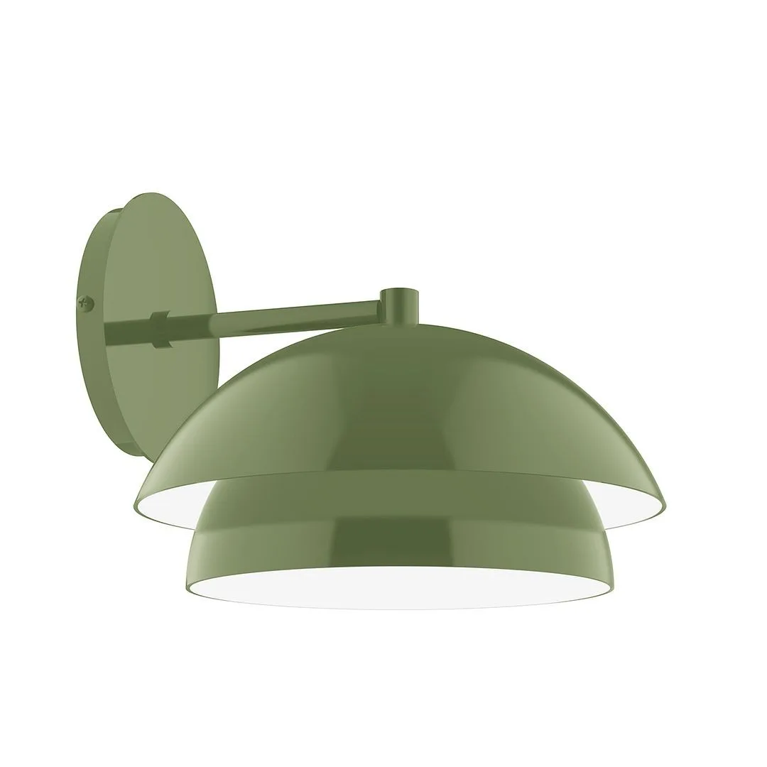 Nest LED Wall Sconce in Fern Green