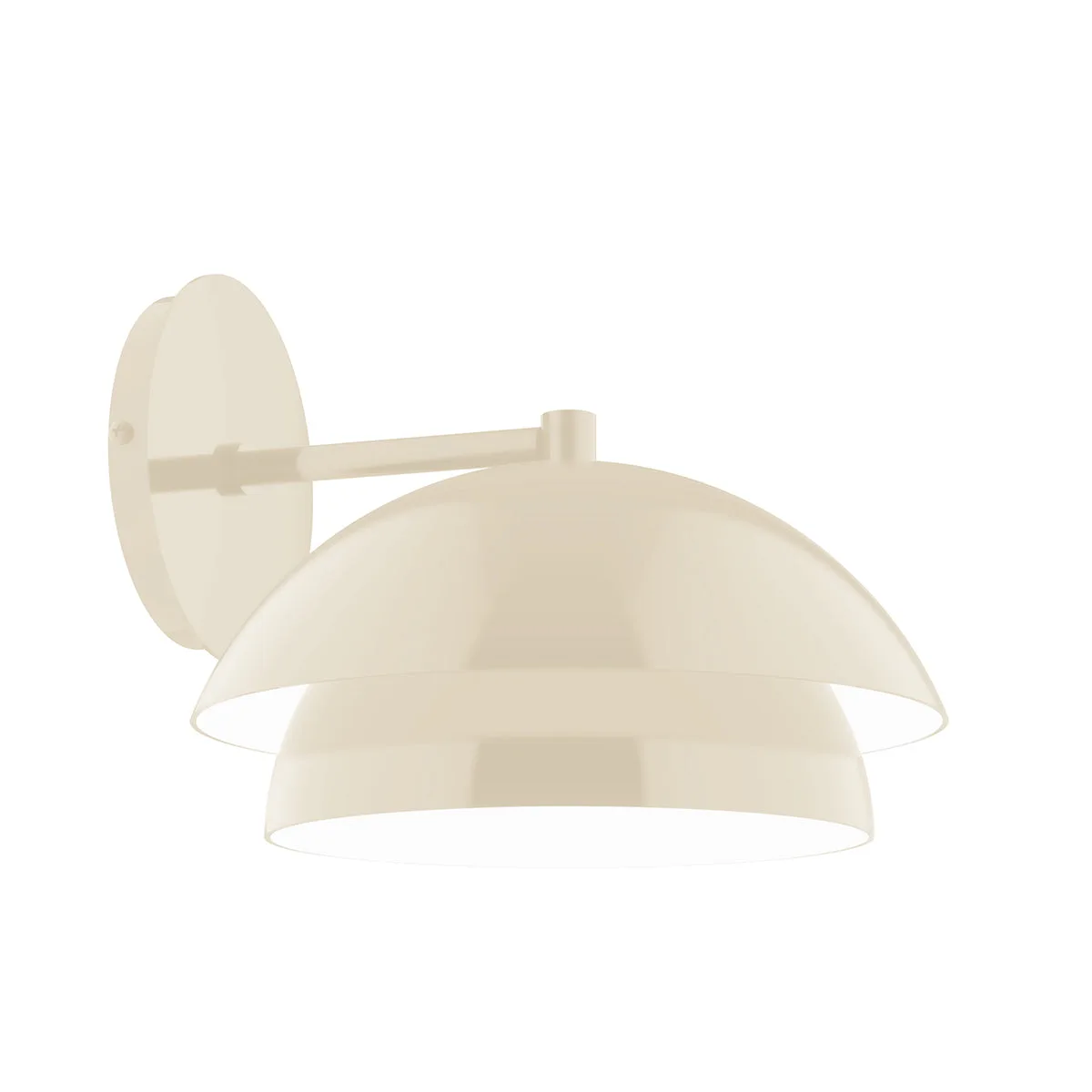 Nest One Light Wall Sconce in Cream