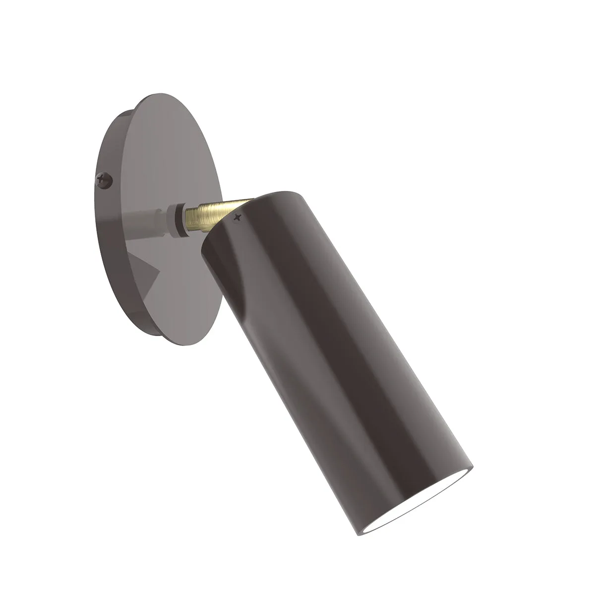 Martin One Light Wall Sconce in Architectural Bronze w/Brushed Brass