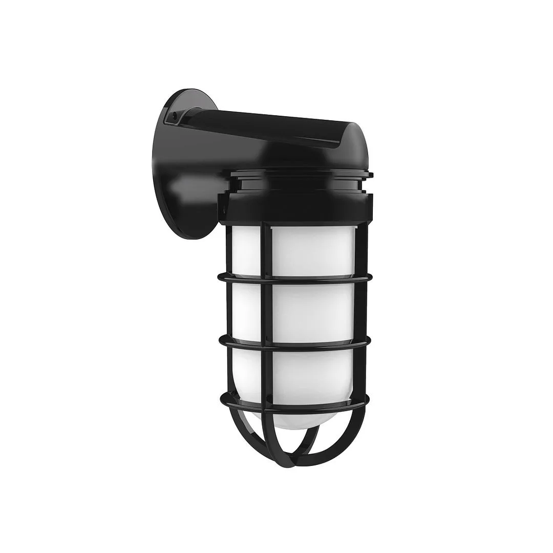 Vaportite One Light Wall Sconce in Black