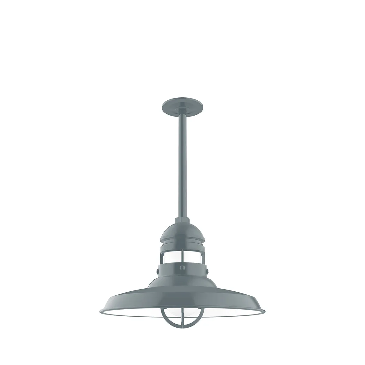 Liberty One Light Pendant in Slate Gray