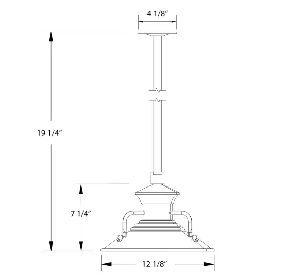 The Pendant Stem Mount by Montclair Light Works - Image 2