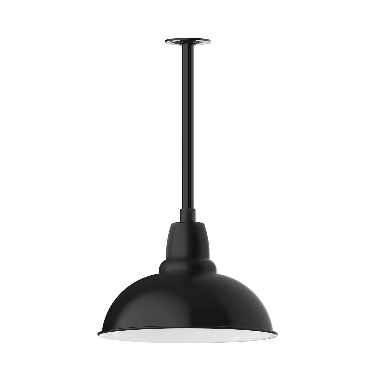 Cafe One Light Pendant in Black