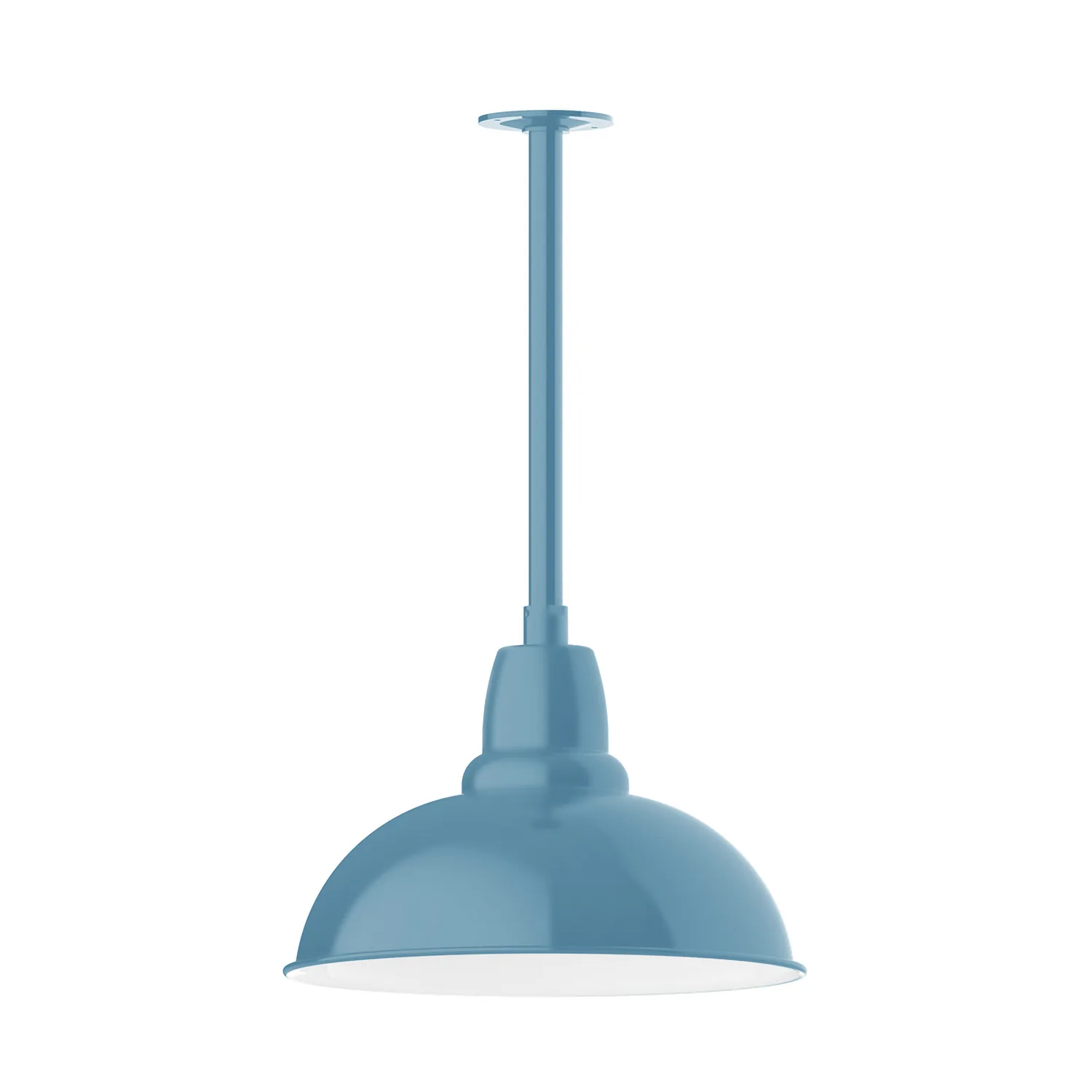 Cafe One Light Pendant in Light Blue
