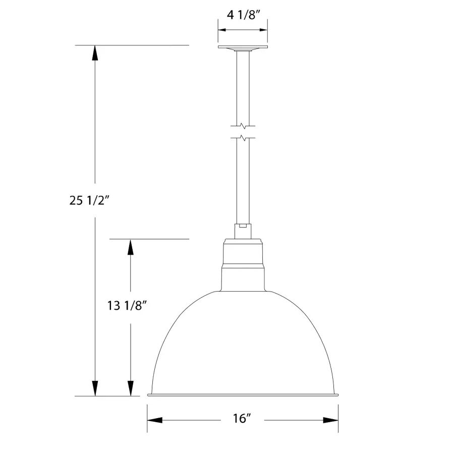 The Pendant Stem Mount by Montclair Light Works - Image 2