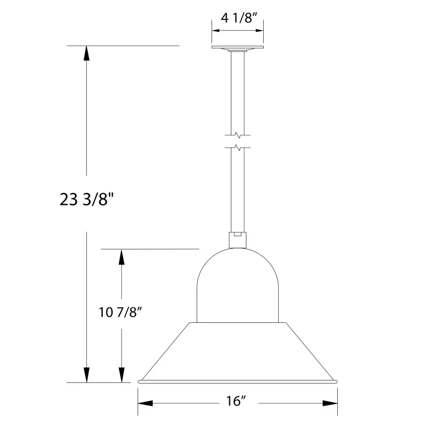 The Pendant Stem Mount by Montclair Light Works