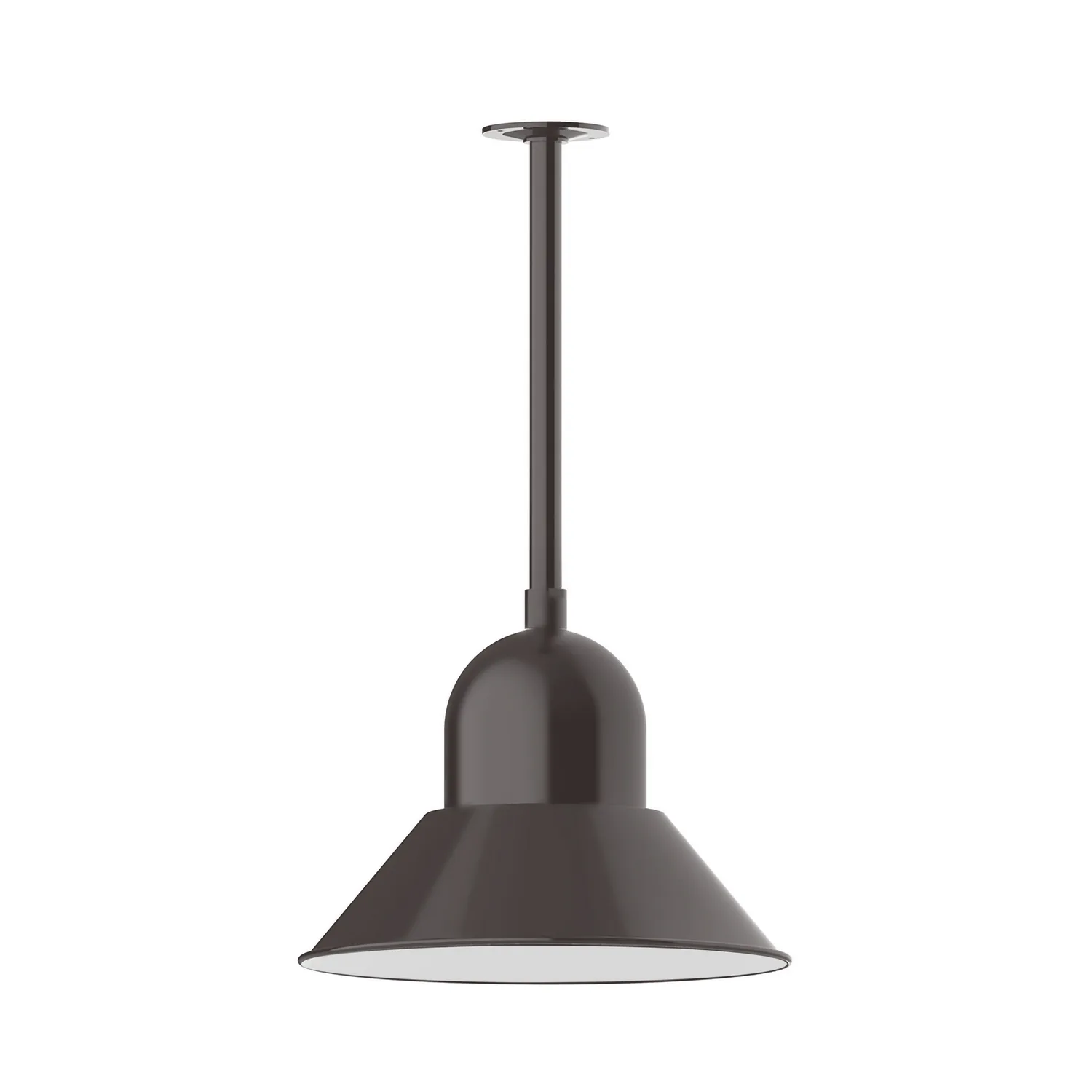 Prima One Light Pendant in Architectural Bronze