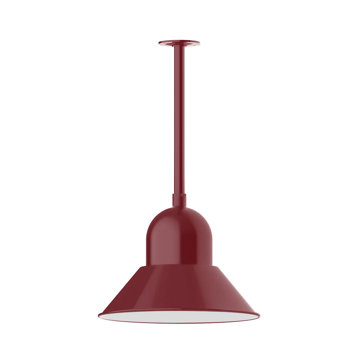 Prima One Light Pendant in Barn Red