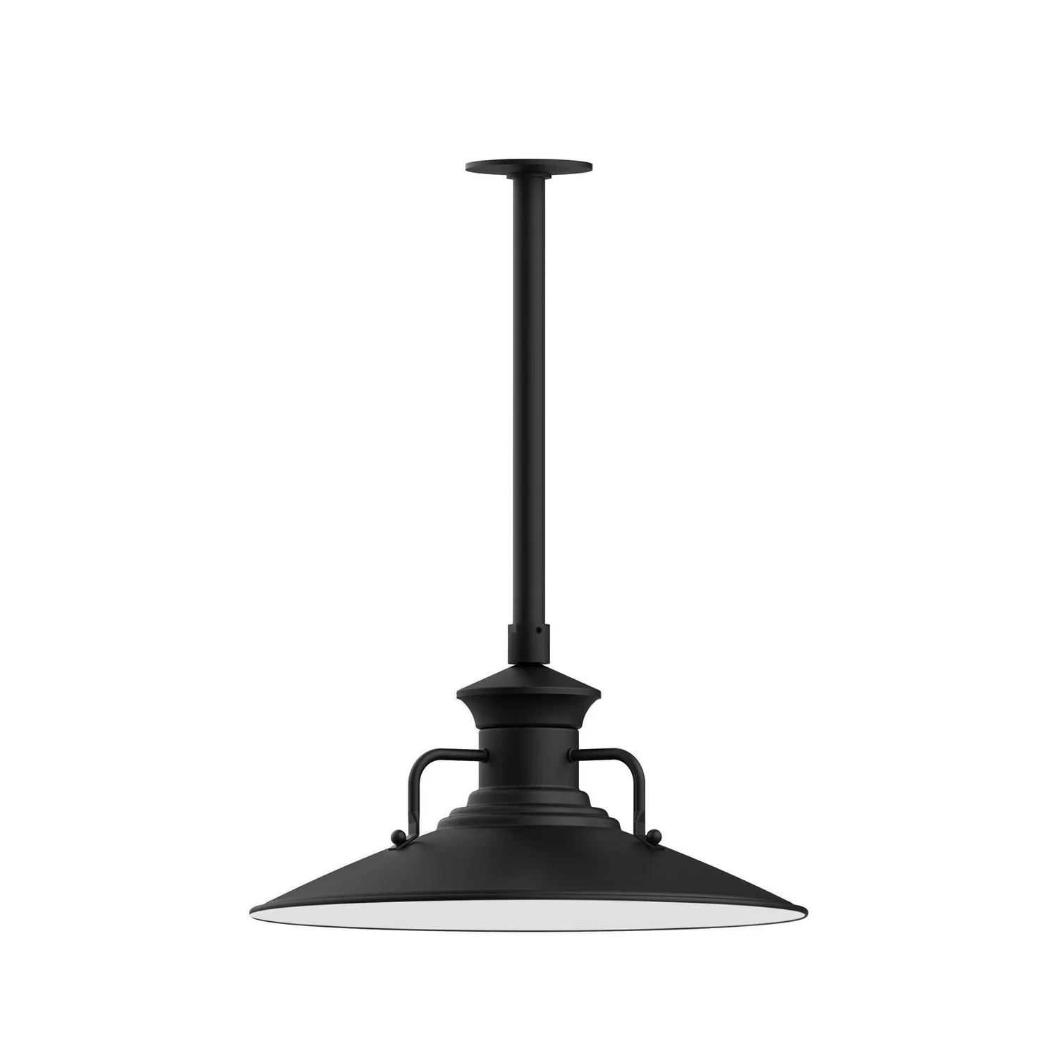 Homestead One Light Pendant in Black