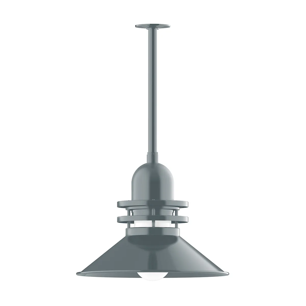 Atomic One Light Pendant in Slate Gray