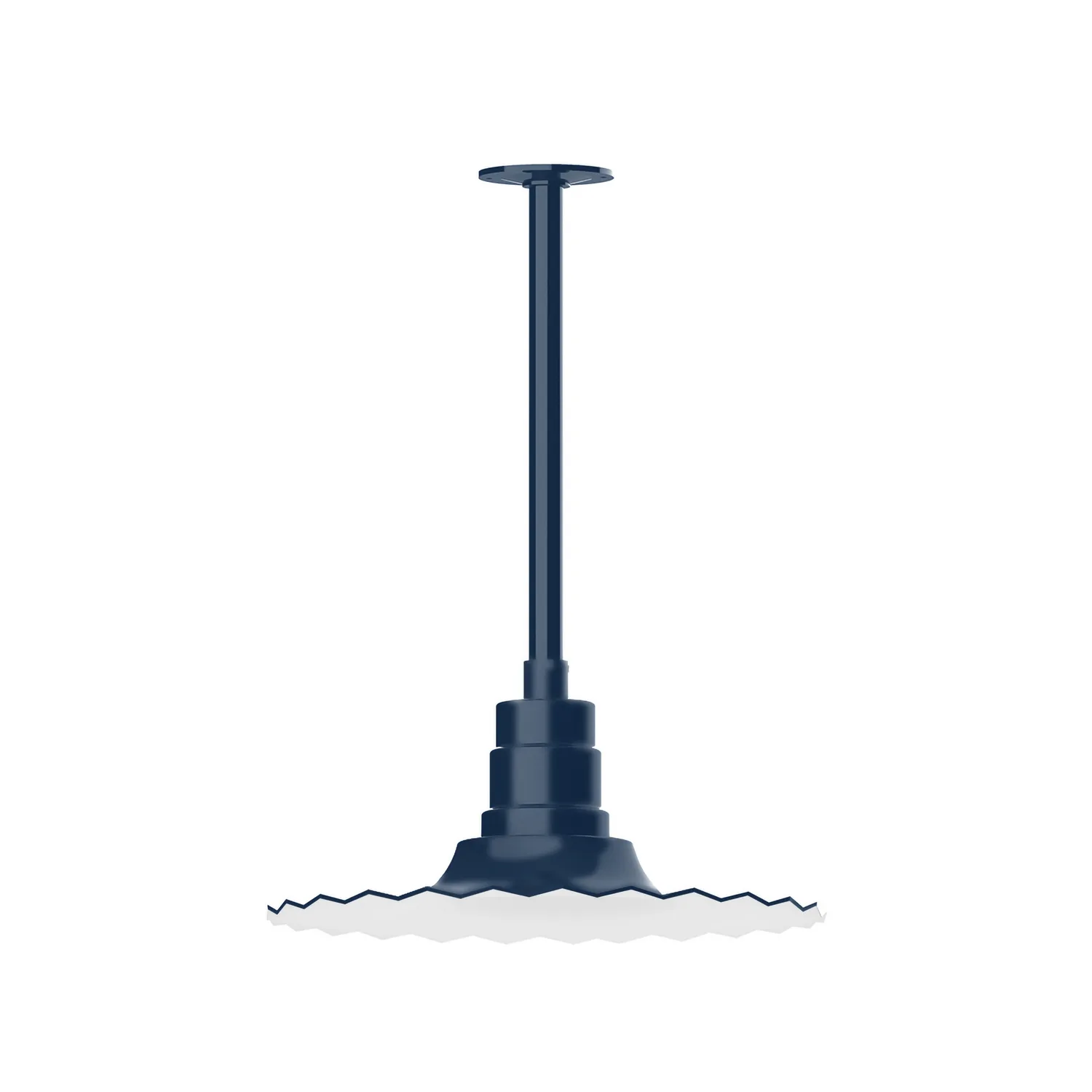 Radial One Light Pendant in Navy