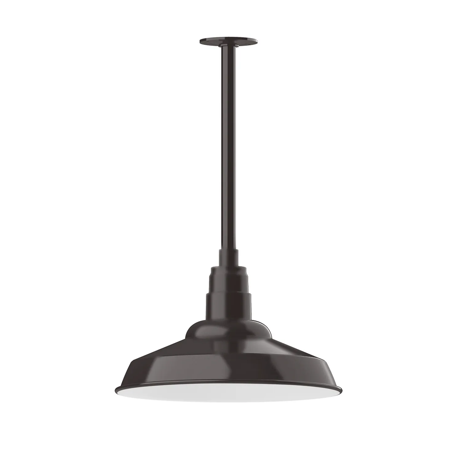 Warehouse One Light Pendant in Architectural Bronze