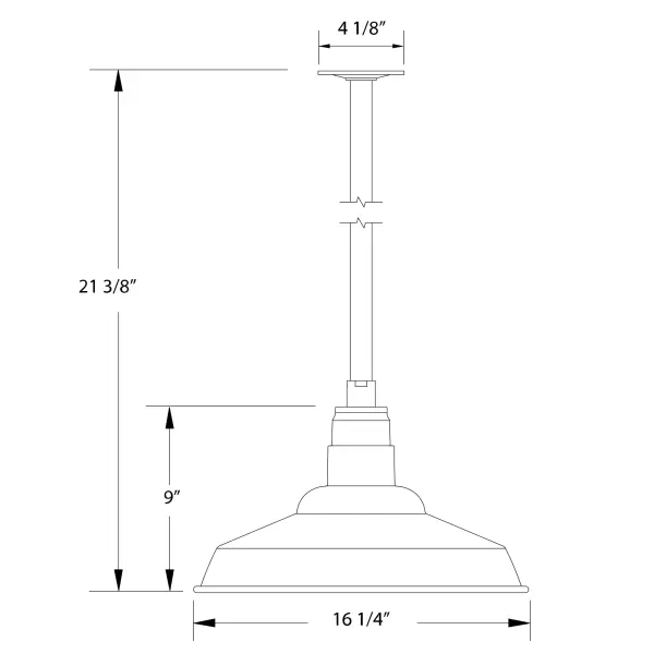 The Pendant Stem Mount by Montclair Light Works - Image 2
