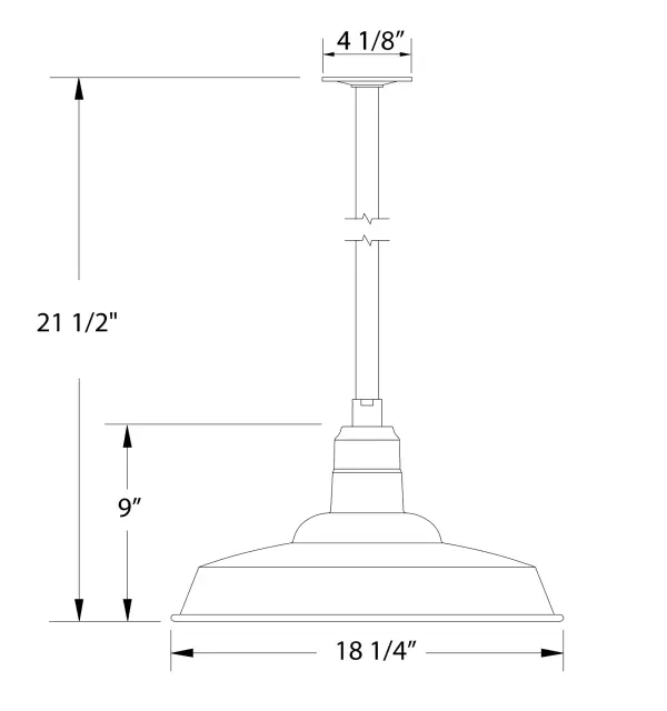 The Pendant Stem Mount by Montclair Light Works - Image 2
